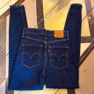 Levi’s mile high super stretch skinny jeans 26 XS 0 2